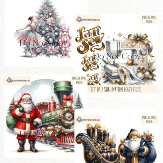 2023 Christmas design bundle, Christmas sublimation designs, limited edition Christmas sets, digital download, holiday décor designs, Etsy exclusive designs, Christmas mock-ups, festive bundle deal