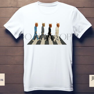 Comedy Moosical Cows Design Set featuring 4 Highland cows crossing a zebra crossing with textless variations and mock-ups