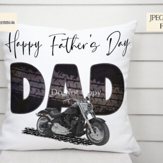 Biker Dad Design Set featuring 4 motorcycle-themed designs with mug wraps and resizable versions
