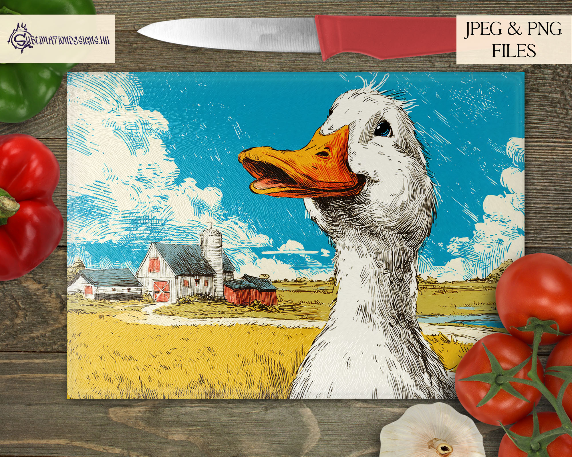 Farmyard animal sketch bundle featuring cows, pigs, horses and other farm animals on A4 templates