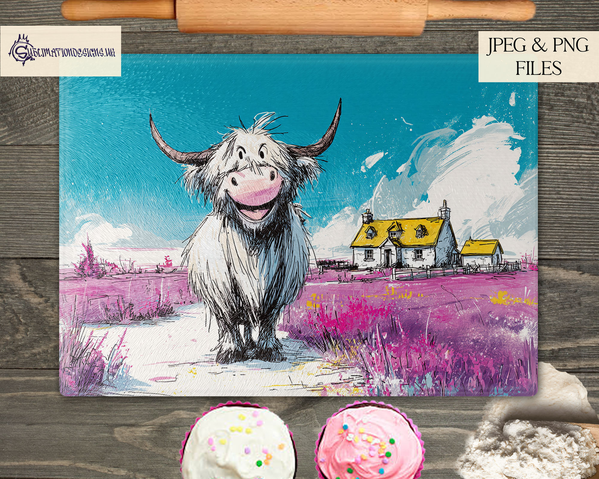 Farmyard animal sketch bundle featuring cows, pigs, horses and other farm animals on A4 templates