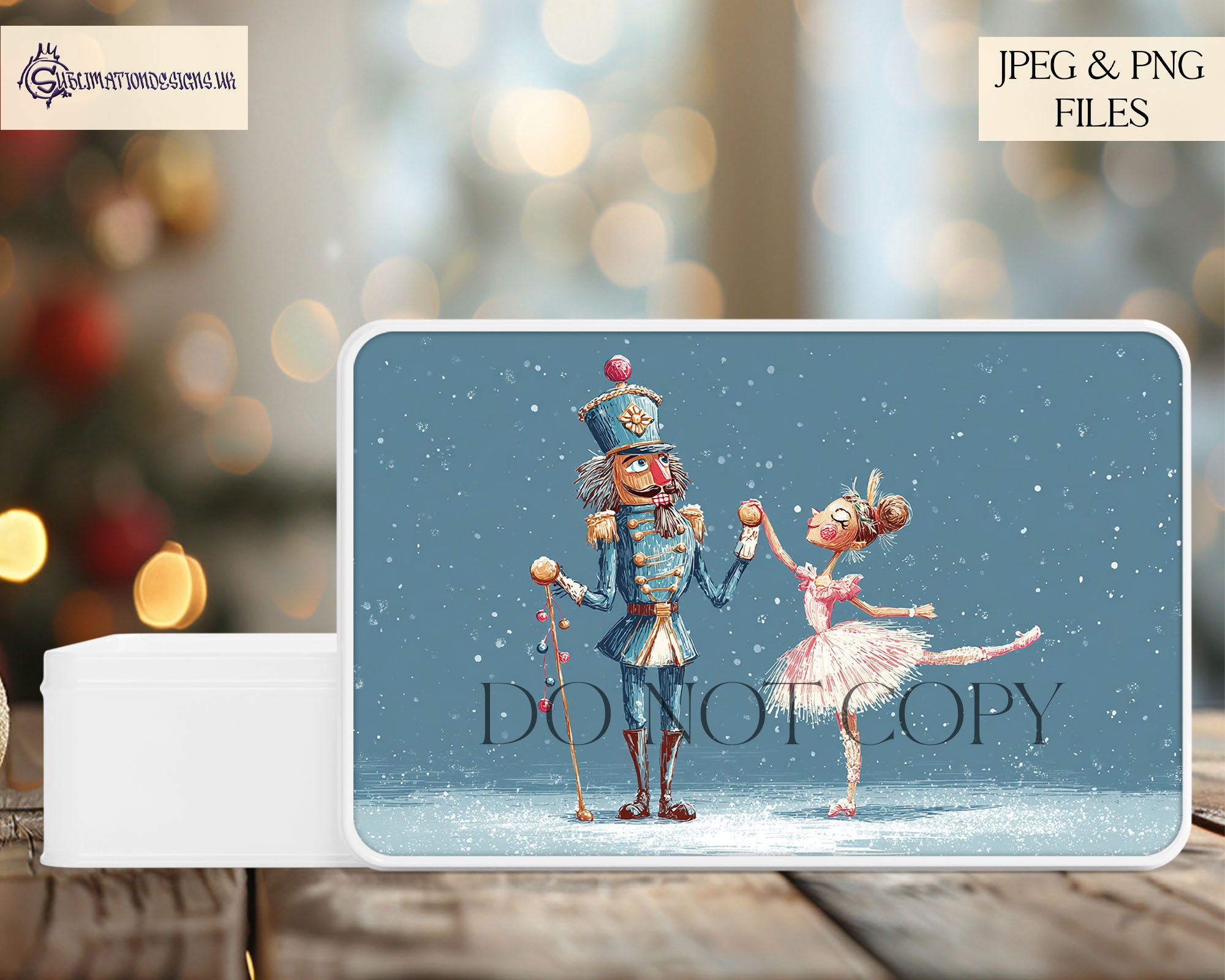 Enchanted Christmas Sketch Set 2 with dinosaurs, ballerinas, unicorns, woodland animals, and festive village scenes