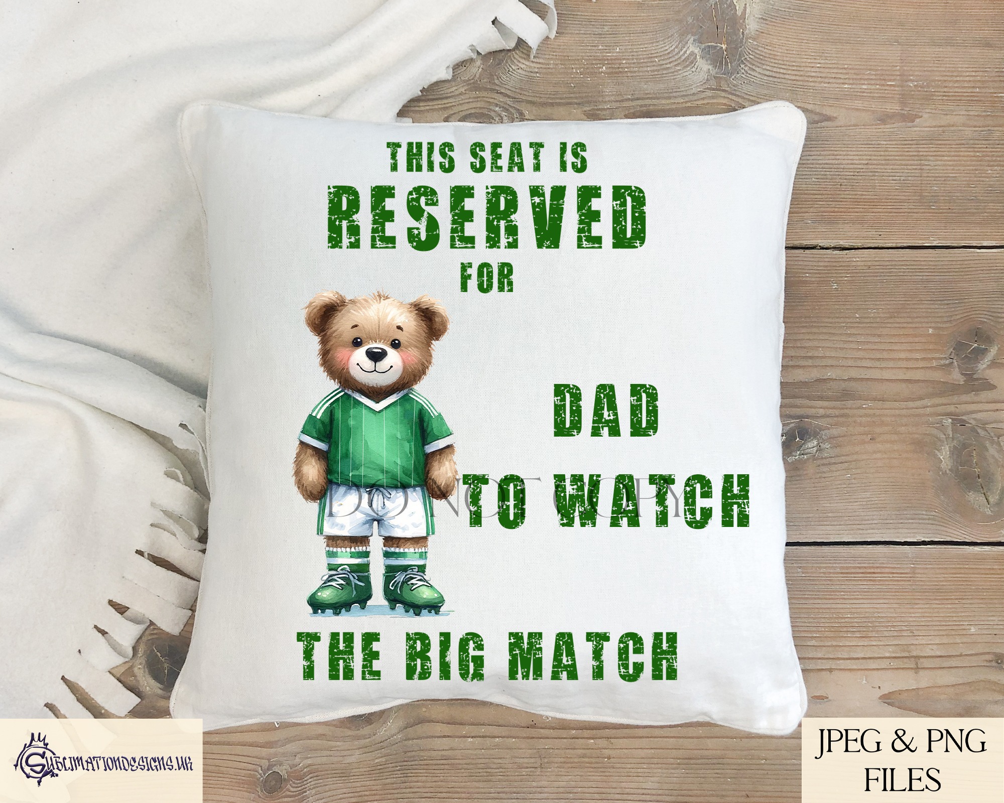 Home nation inspired football teddy bear designs with bonus badges and football element