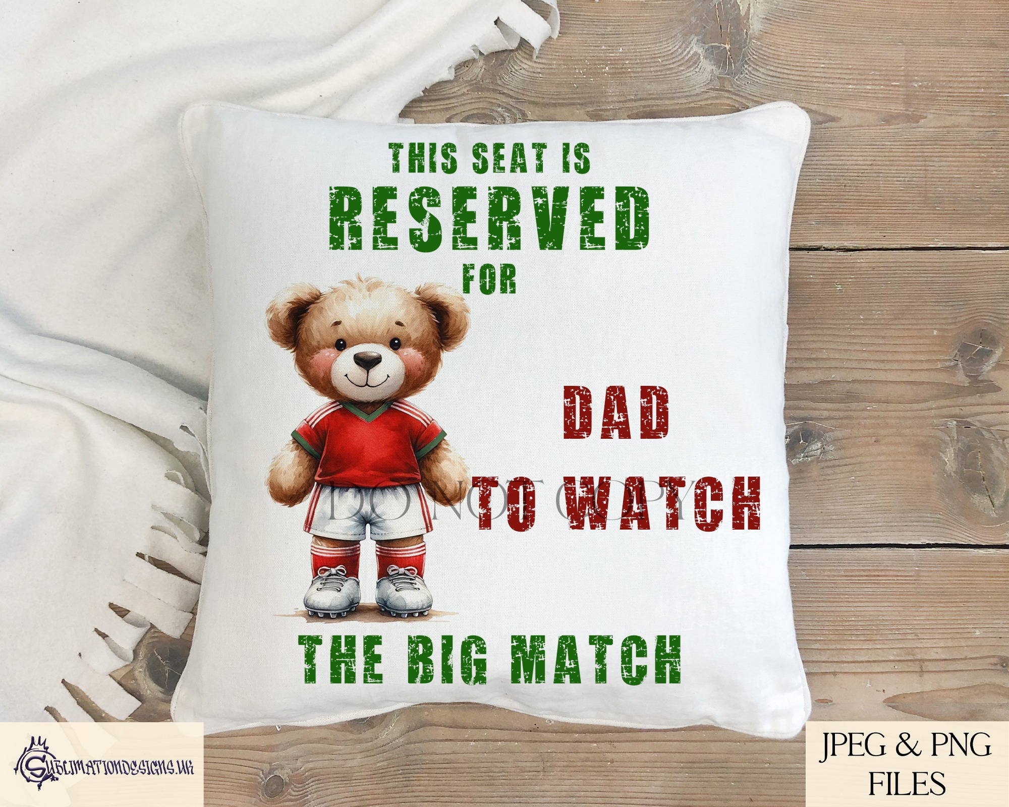 Home nation inspired football teddy bear designs with bonus badges and football element