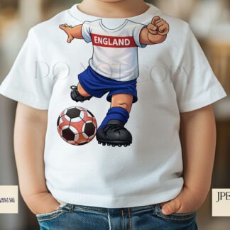 Headless Home Nations Football Players Set of 8 preview showing headless football players running forward with England, Scotland, Ireland and Wales shirts in light and dark skin tones, supplied in JPEG and PNG