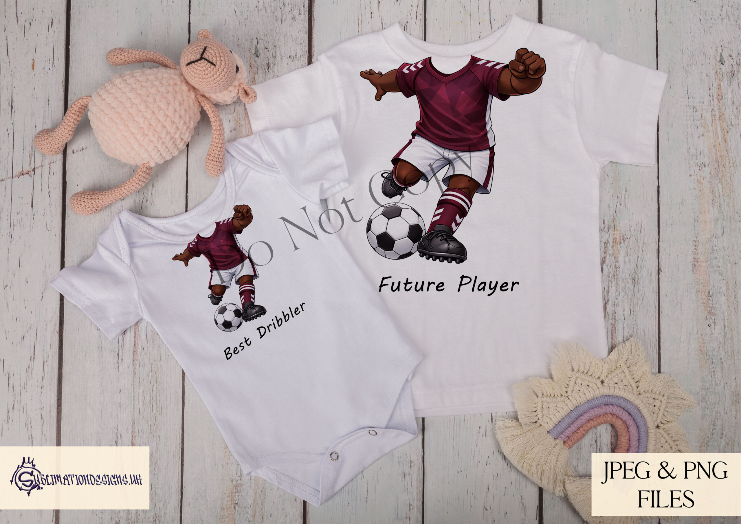 Headless Scottish Premier Players Set of 24 preview showing headless football players in Scottish Premier inspired kits with white and Black skin tone options, supplied in JPEG and PNG with mock ups