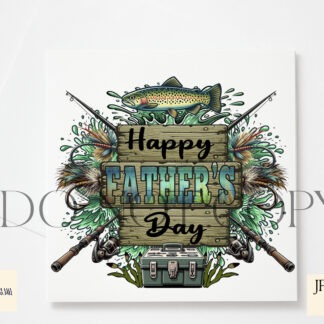 Fishing dad plaque designs with rods reels and tackle elements suitable for personalised Father’s Day gifts and plaques