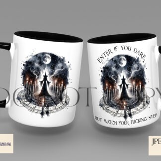 Witchcraft design bundle with multiple witch themed styles suitable for mugs cushions tote bags and alternative gifts