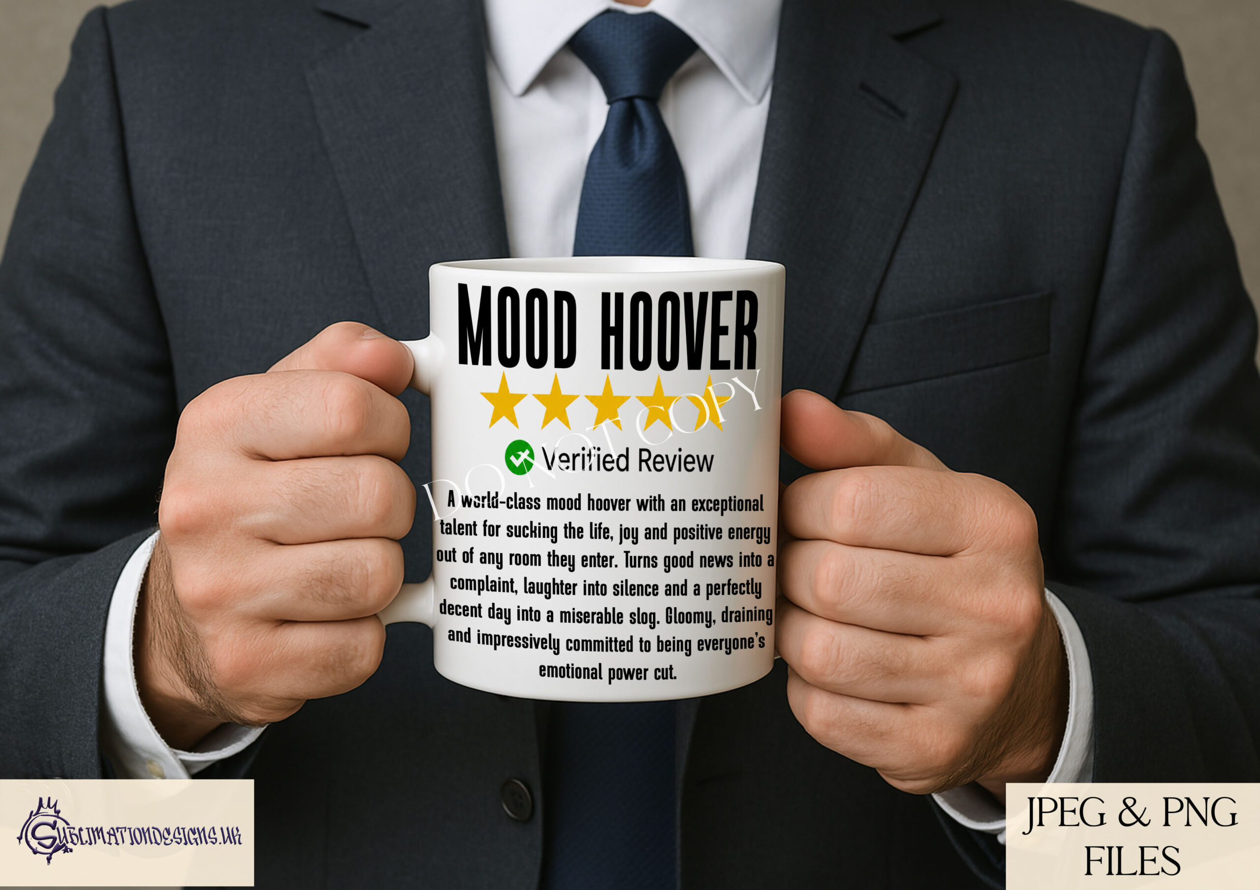5 star review style comedy designs with adult humour insults for mugs cards and novelty gifts
