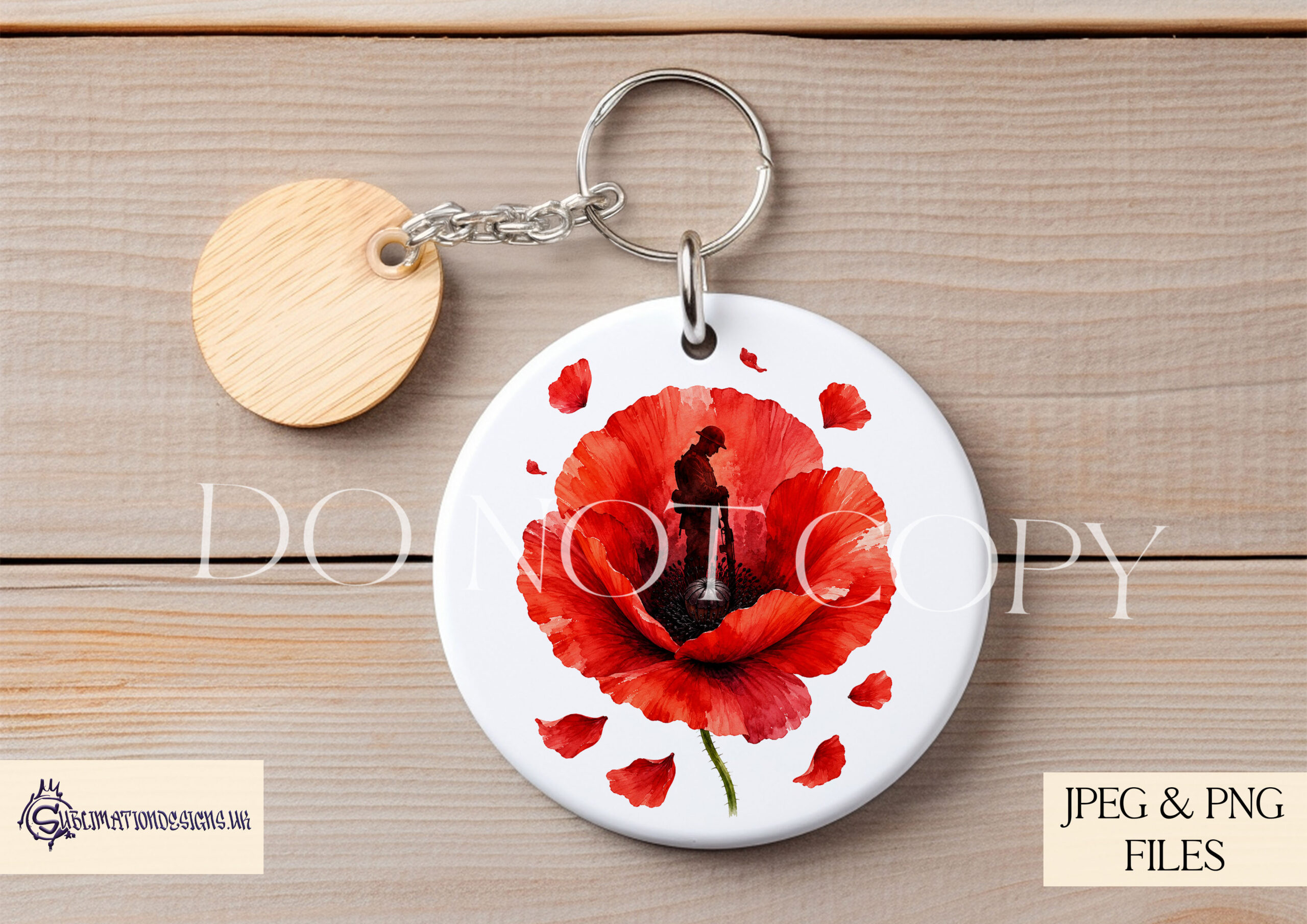 Poppy design with soldier silhouette for remembrance gifts slates mugs and keepsakes