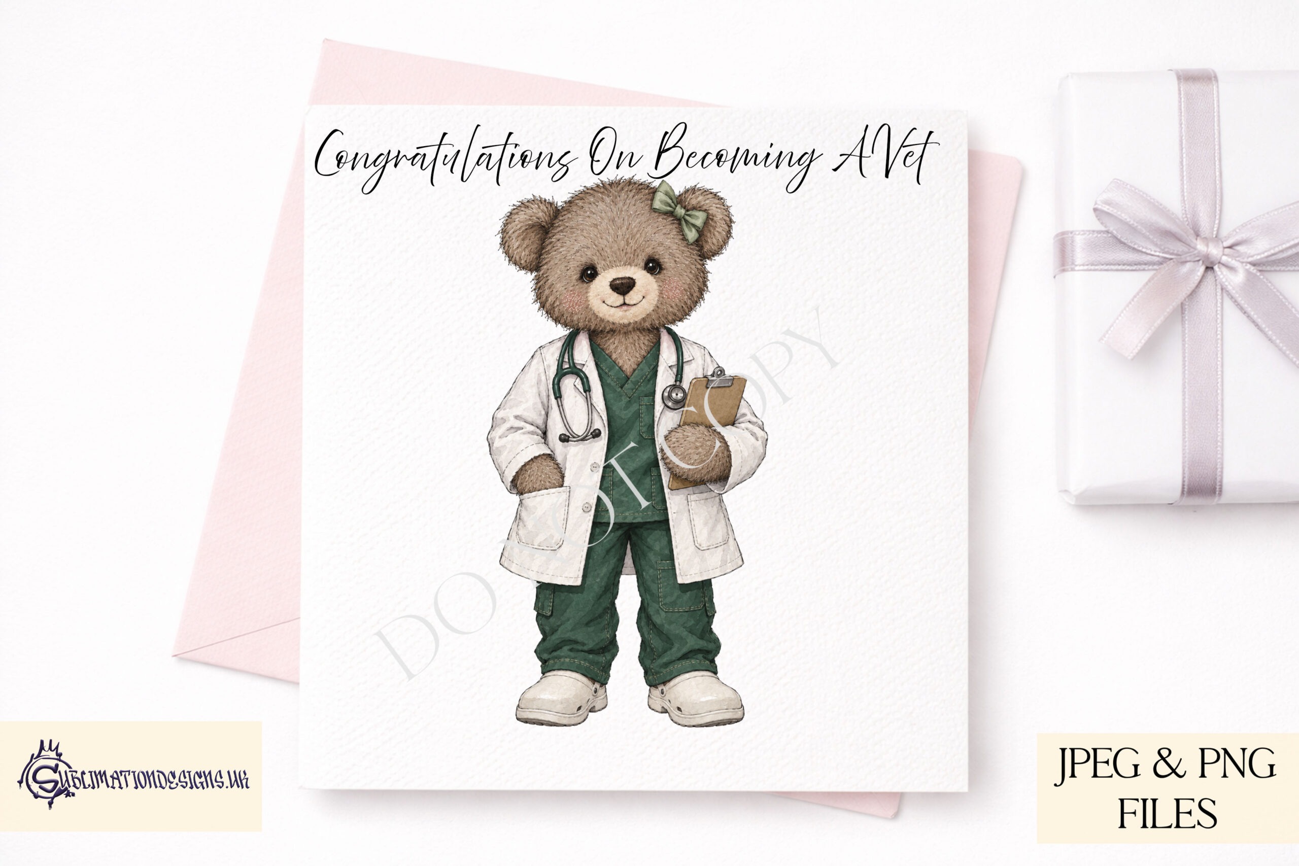 Occupation teddy bear clip art collection featuring 100 different profession and job themed bears for personalised gifts mugs cards tote bags and keyrings