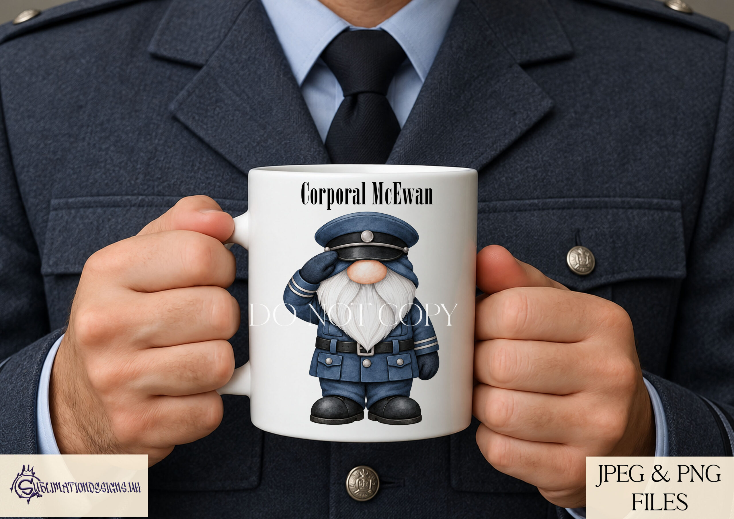 Military Air Force gonk gnome clip art featuring male and female characters in Air Force uniforms with military aircraft background designs